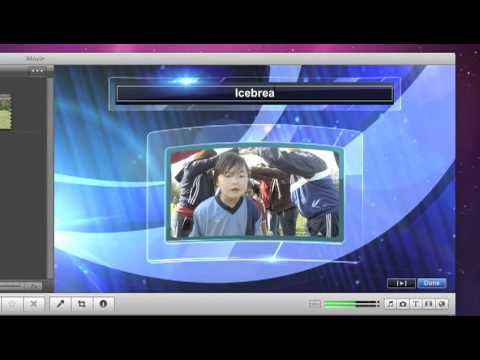 Apple iLife '11 iMovie Sports and News Themes