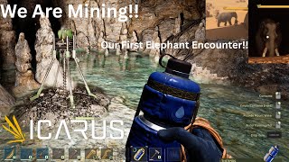 🐘 ICARUS: Episode 28 – Deep Mining Drill Built & First Elephant Encounter! ⛏️🌿