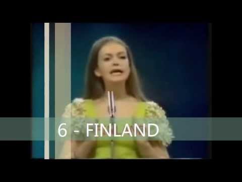 My top 17 of Eurovision 1968