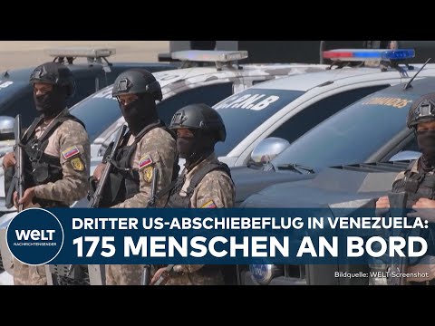 ABSCHIEBEFLUG IN VENEZUELA: USA bringen 175 Migranten zurück – darunter ein Bandenanführer!