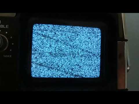 Training my eyes for an analog TV DX.