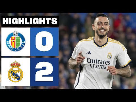 Resumen de Getafe vs Real Madrid Jornada 20