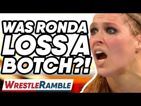 Was Ronda Rousey Loss A BOTCH?! WWE WrestleMania 35 Review! | WrestleTalk's WrestleRamble