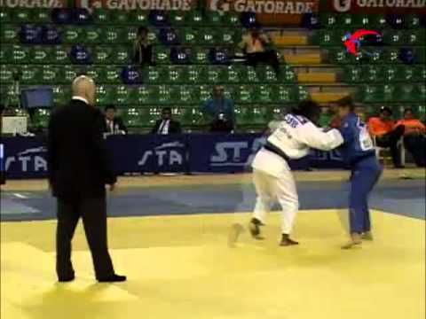 Maricet Espinosa vr Katherine Campos Campeonato Panamericano Mayor  de Judo  San José 2013
