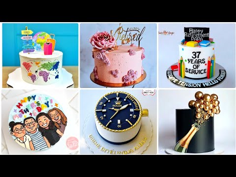 🎉 Retirement Party Cake Designs | 20 Classy & Fun Cake Ideas to Celebrate Retirement | Cakes Factory