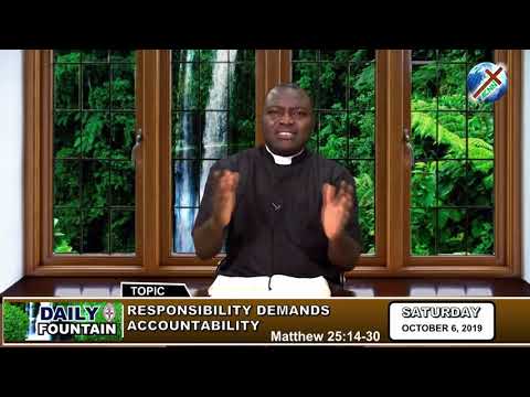 DAILY FOUNTAIN OF OCTOBER 6, 2019 - REV'D CANON UMENNABUIKE HENRY UDOKA