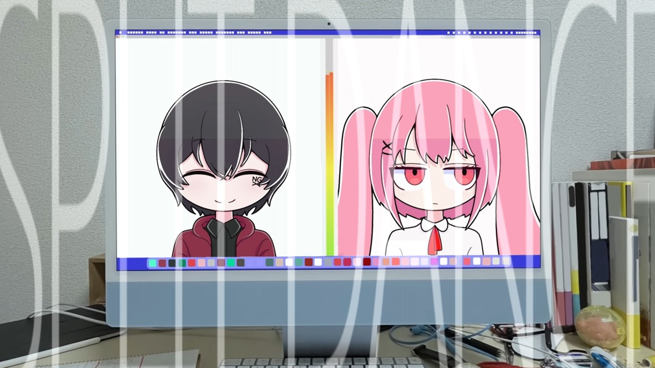 【実の兄妹で】スプリットダンス【えいぷ】　歌ってみた　拡散NG×みやの