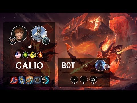 Galio Bot vs Aphelios - NA Challenger Patch 10.4