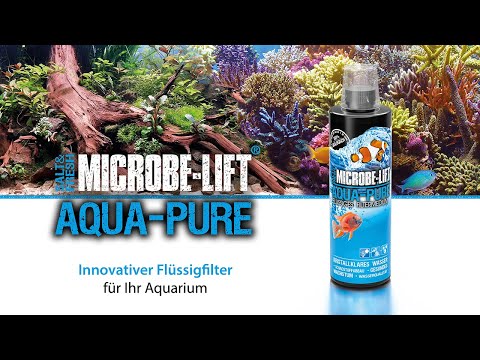 Klares Wasser in deinem Aquarium- 𝗠𝗜𝗖𝗥𝗢𝗕𝗘-𝗟𝗜𝗙𝗧 𝗔𝗾𝘂𝗮-𝗣𝘂𝗿𝗲- flüssiges Filtermedium.