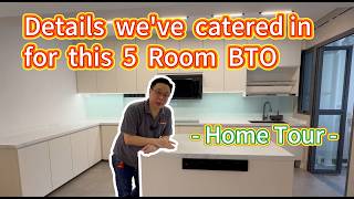 Renovation LIVE On Site | Details we've catered in for this 5 Room BTO 我们为这套五房式 BTO 精心设计的各种细节