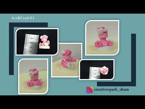 Art&Craft #1 : Miniature Quilling Cake tutorial video