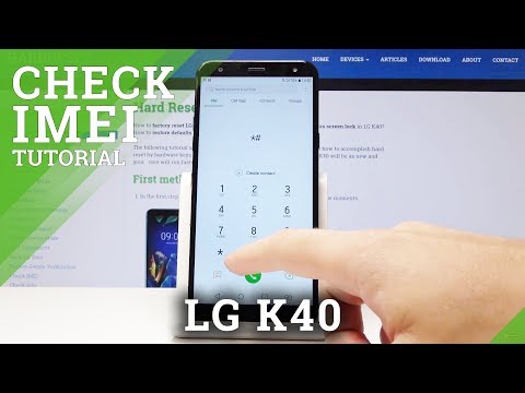 How to Locate IMEI in LG K40 - IMEI & Serial Number