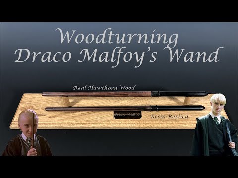 Making Draco Malfoy's Wand - from real Hawthorn Wood!