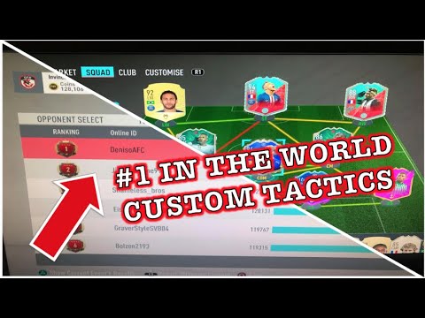 THESE CUSTOM TACTICS GOT ME 1ST IN THE WORLD!! HOW TO GET TOP 100 SQUAD BATTLES | FIFA 20