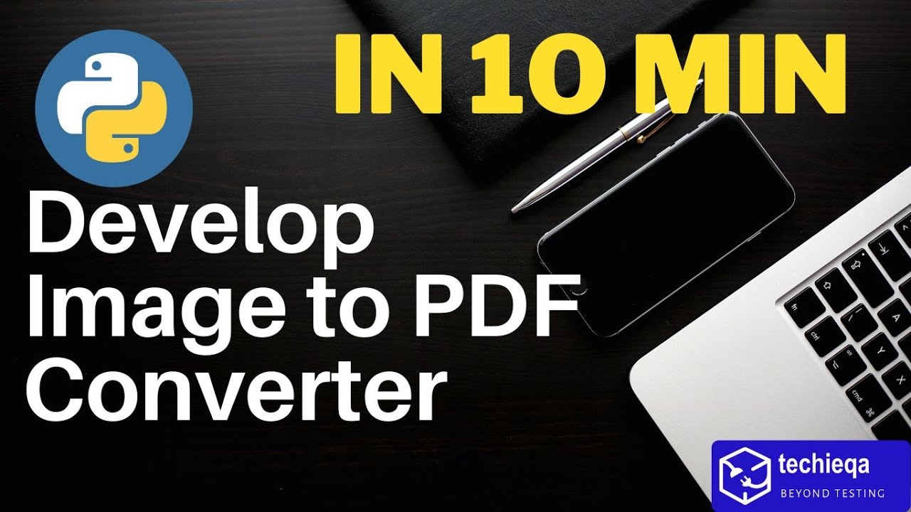 How to develop PDF converter in Python | Image to PDF converter software developed with Python in 10