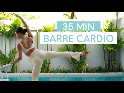 35 MIN BARRE CARDIO WORKOUT || Low Impact Dancer Workout (No Equipment)
