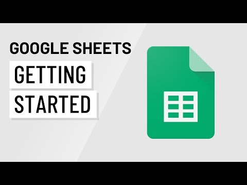 Google Sheets Getting Started