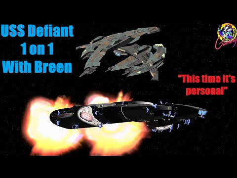 A Fair Fight? USS Defiant Challenges Breen Ship - Star Trek Deep Space Nine Drain Weapon - Starship