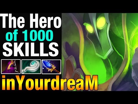 The Hero of 1000 SKills - inYourdreaM 8000 MMR Plays Rubick - Dota 2