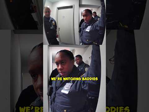 Someone Called the Cops on Her While Watching Baddies 😂 #shorts