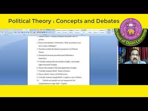 POLITICAL THEORY: CONCEPT AND DEBATES By - BISHNU