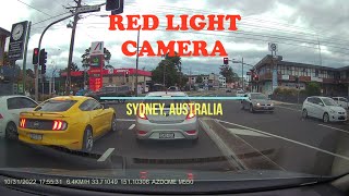 Speed Camera Flash Red Light Camera Flash in Sydney NSW Australia