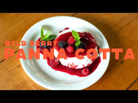 Vanilla Bean Panna Cotta with Wild Berries