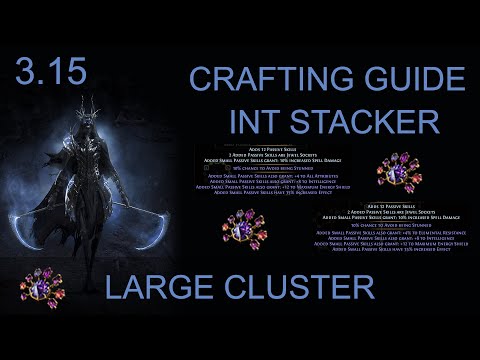 3.15 Crafting Guide: Int Stacker Large Cluster (Crown of Eyes Setup)