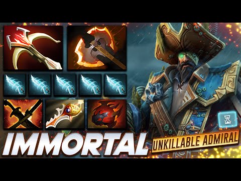 Kunkka Unkillable Admiral - Dota 2 Pro Gameplay [Watch & Learn]