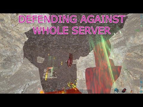 Defending My Base Against The Whole Server | BAMS ARK