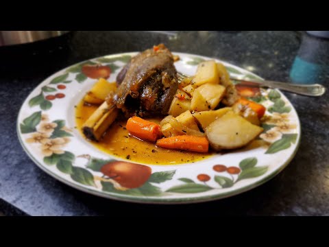 EASY and Delicious Venison Shanks (Slow cooker!)