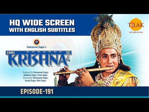 Sri Krishna EP 191 - महाभारत का युद्ध | HQ WIDE SCREEN | English Subtitles