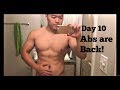 Abs are coming back | Leg Day | Competition Prep Day 10 | 腹肌回来了| 备赛第10天 | 练腿