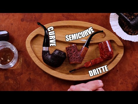 Straight, curved and semi-curved tobacco pipes: What are the differences?