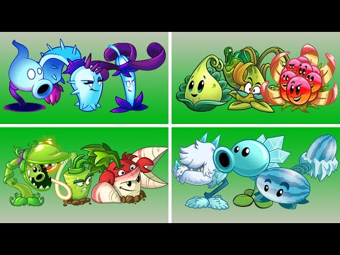 Team Plant Shadow+Dusk+Nightshade Vs 03 Team Plant - Who Will Win? - PvZ 2 Team Plant