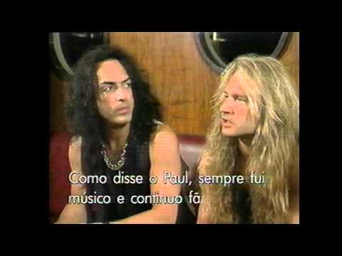 Kiss - Interview At Furia Metal (Brazilian Headbangers Ball) - 1994