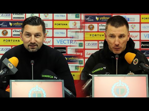 2020-11-28 Chrobry Głogów - Sandecja 0-2 (0-1), pomeczowa konferencja prasowa