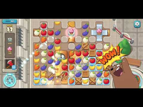 We Bare Bears Match3 Repairs Level 461 - No Boosters