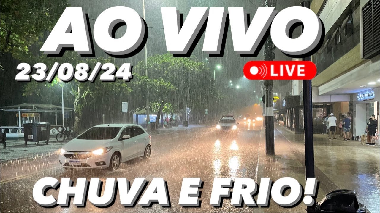 Balneário Camboriú AO VIVO Chuva e Frio Chegando !