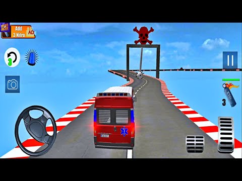 Ambulance Stunt Car Racing - Impossible Tracks - New Android Gameplay