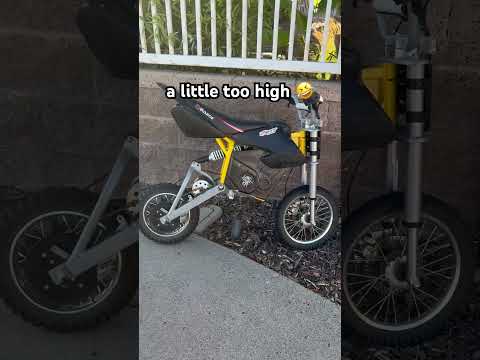 new suspension upgrade on my razor mx650! Check new video #razor #bikelife #bikemodification #fyp