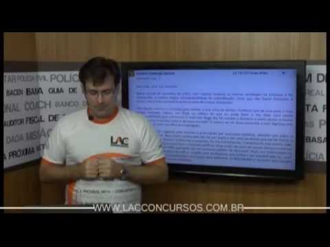 Curso Online Regular para TRTs (TRT SP -TRT  GO - TRT BA -  TRT SC..) - Aulas 29 a 35 (15/04/2013)