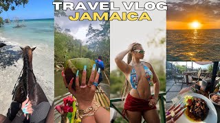 NEW JAMAICA TRAVEL VLOG 2023 !! Montego Bay| Horseback Riding| Rafting| Party Boat| Food| Beach