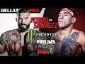 Monster Energy Prelims | Bellator 255: Pitbull vs. Sanchez II | Fueled by Fiesta Mart