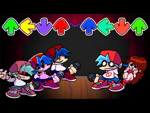 Friday Night Funkin' All Fake BF VS Real BF (FNF Mod/Hard/Faker/All Mod)