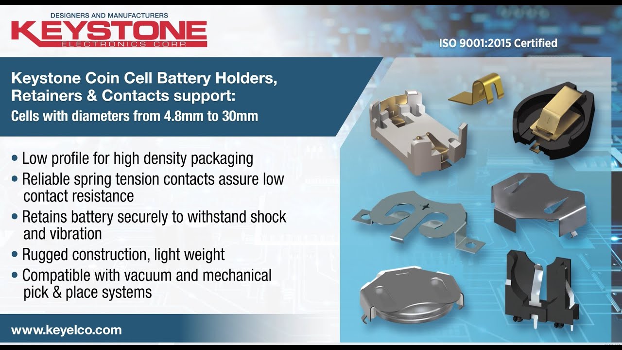 Battery Holders, Retainers and Contacts Video