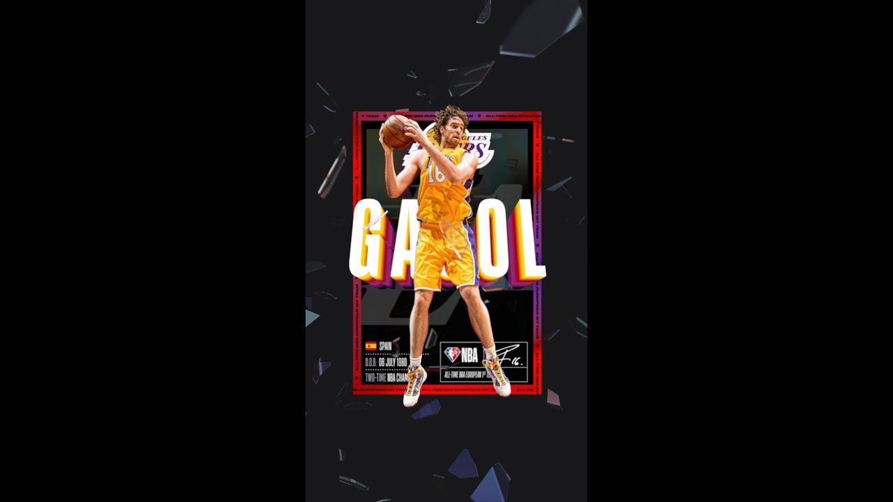¡PAU GASOL, elegido en el mejor QUINTETO EUROPEO de la historia de la NBA!