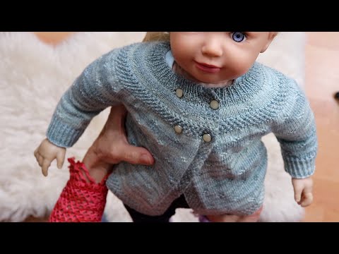 #Babyjäckchen stricken "Luna"   HD 1080p