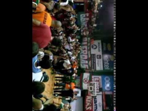 Aguada festejo post clasificación a Semifinales Liga de las Américas 2014