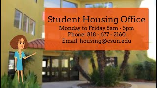 CSUN Student Housing Waitlist Process
